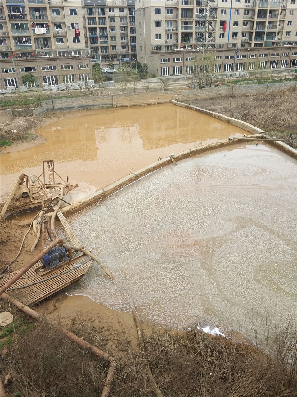 江达沉淀池淤泥清理-厂区废水池淤泥清淤