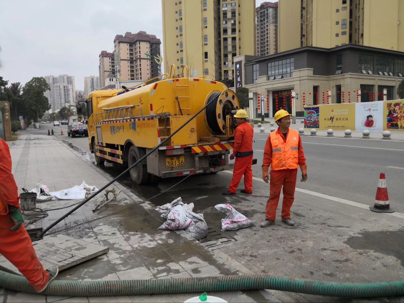 江达排污管道清淤-管道清洗