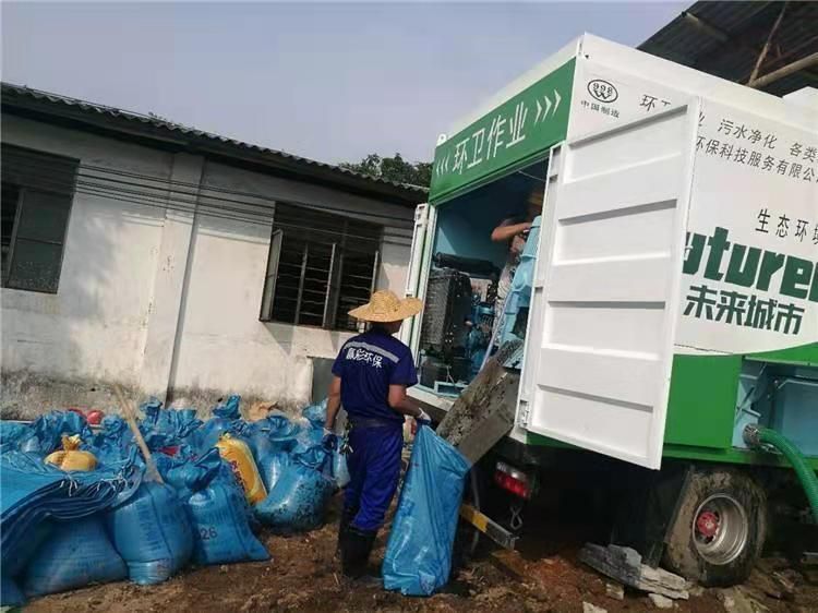 江达工业污泥压干处理